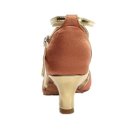 YKXLM Latin Dance Shoes Ballroom Women Salsa Tango