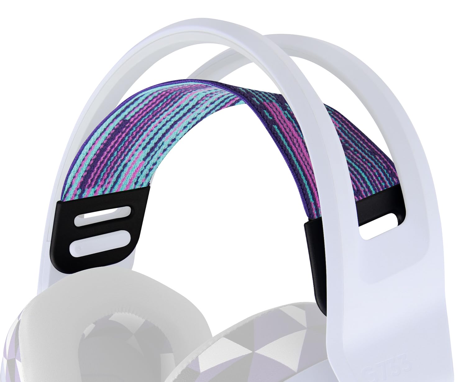 SOULWIT Flexible Fabric Replacement Headband for Logitech G733/G535/G335 Gaming Headset, Headphones Replacement Band, Headstrap Head Cushion Pad Repair Part - Purple