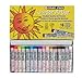 SAKURA Cray-Pas Junior Artist Oil Pastel Set - Soft Oil Pastels for Kids & Artists - 16 Colors
