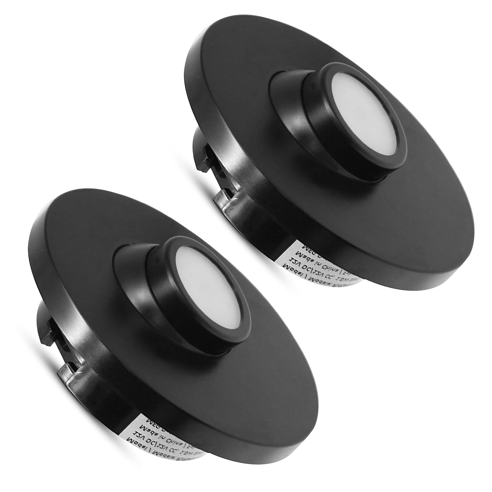 Photo 1 of Facon Rotatable RV Puck Light, 3-Inch Recessed Mount Down Light with Push Switch, Adjustable LED RV Reading Light, 12Volts Interior Light for RV Camper Trailer Motorhome (Pack of 2)