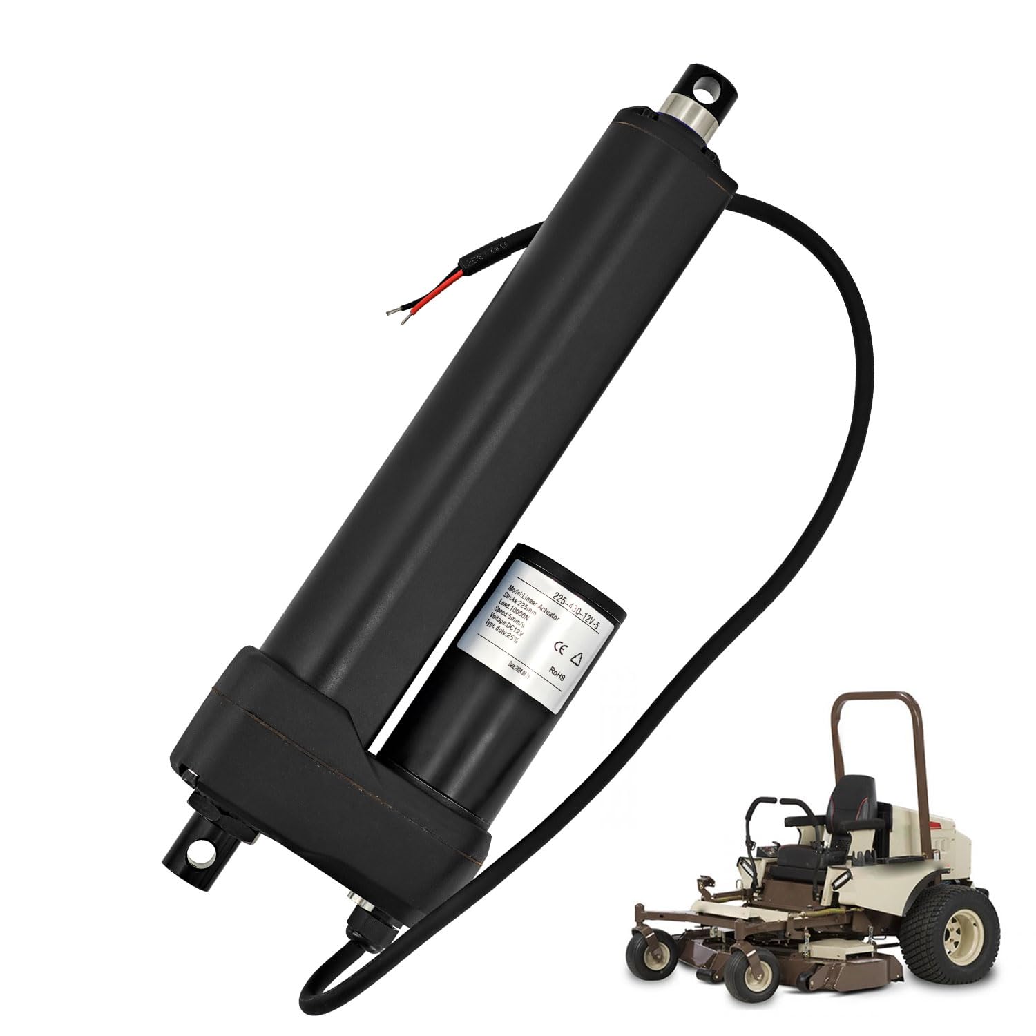Photo 1 of 180035, 12V Electric Actuator for Grasshopper Powerfold Decks, Compatible with Powerfold Decks 3348 3452 3452R 3461 3461R 3472 3472R 3552R 3561R 3572R 3661 3761R 524V-42 526V-52