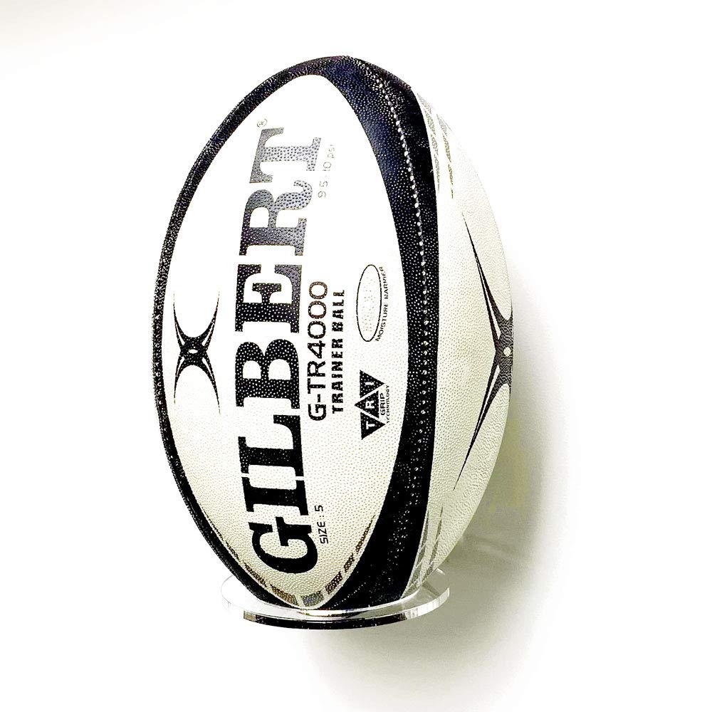 Puffin Plastics Portrait Rugby Ball Holder Wall Bracket