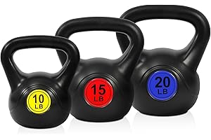 Fitvids Kettlebell Sets Piece Strength Training KettleBells Weight Set