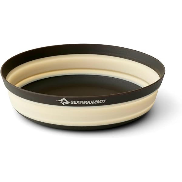 Zeller - Cuenco Plegable 2 En 1 (plástico, 40 X 31,8 X 3,3/14,3 Cm), Color Gris Claro Y Verde