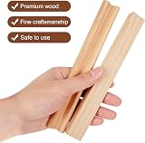 Healifty 10pcs Wooden Letter Tile Racks Stands for DIY Crafts & Early Education view 5