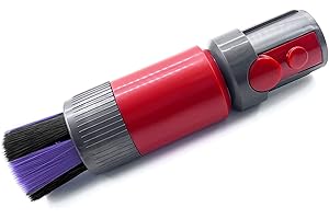 Tivcroxs V8 V10 Traceless Dust Brush Compatible for Dyson V7 V8 V10 V11 V15 Vacuum Cleaner, Soft Bristle Dust Removal Brush, for fine Surfaces.