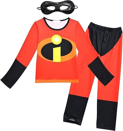 Idee Regalo Natale Bambino 7 Anni.Costume Incredibili Bambino Carnevale 6 7 Anni Vestito Supereroi Super Eroi Bimbo 110 120 Cm Per Travestimenti Idea Regalo Natale Amazon It Prima Infanzia