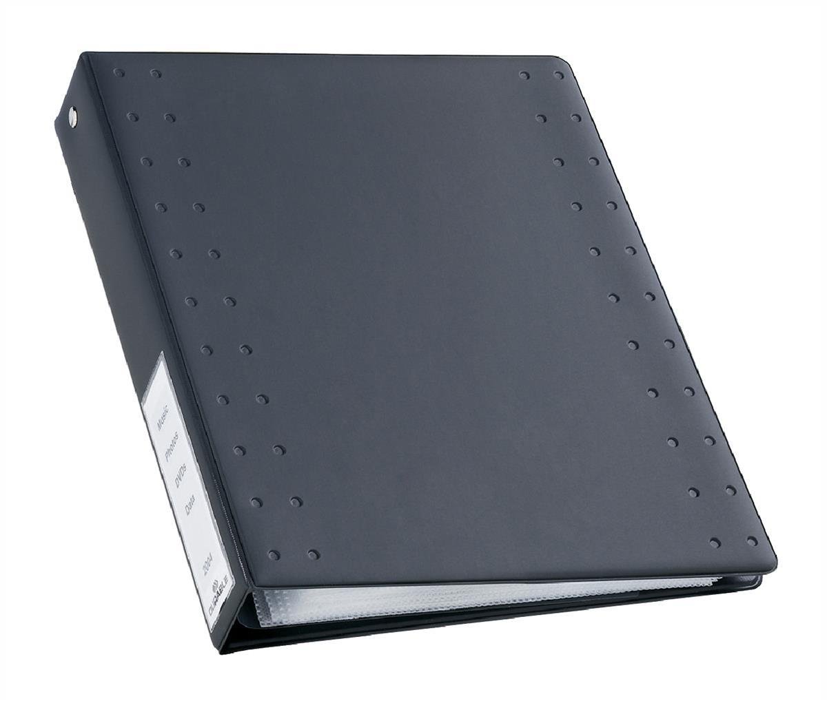 Durable CD and DVD Pocket for Index 40 Ring Binder - Grey