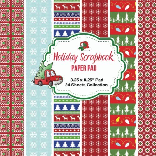 Free Download Holiday Scrapbook Paper Pad 24 Sheets Doublesided