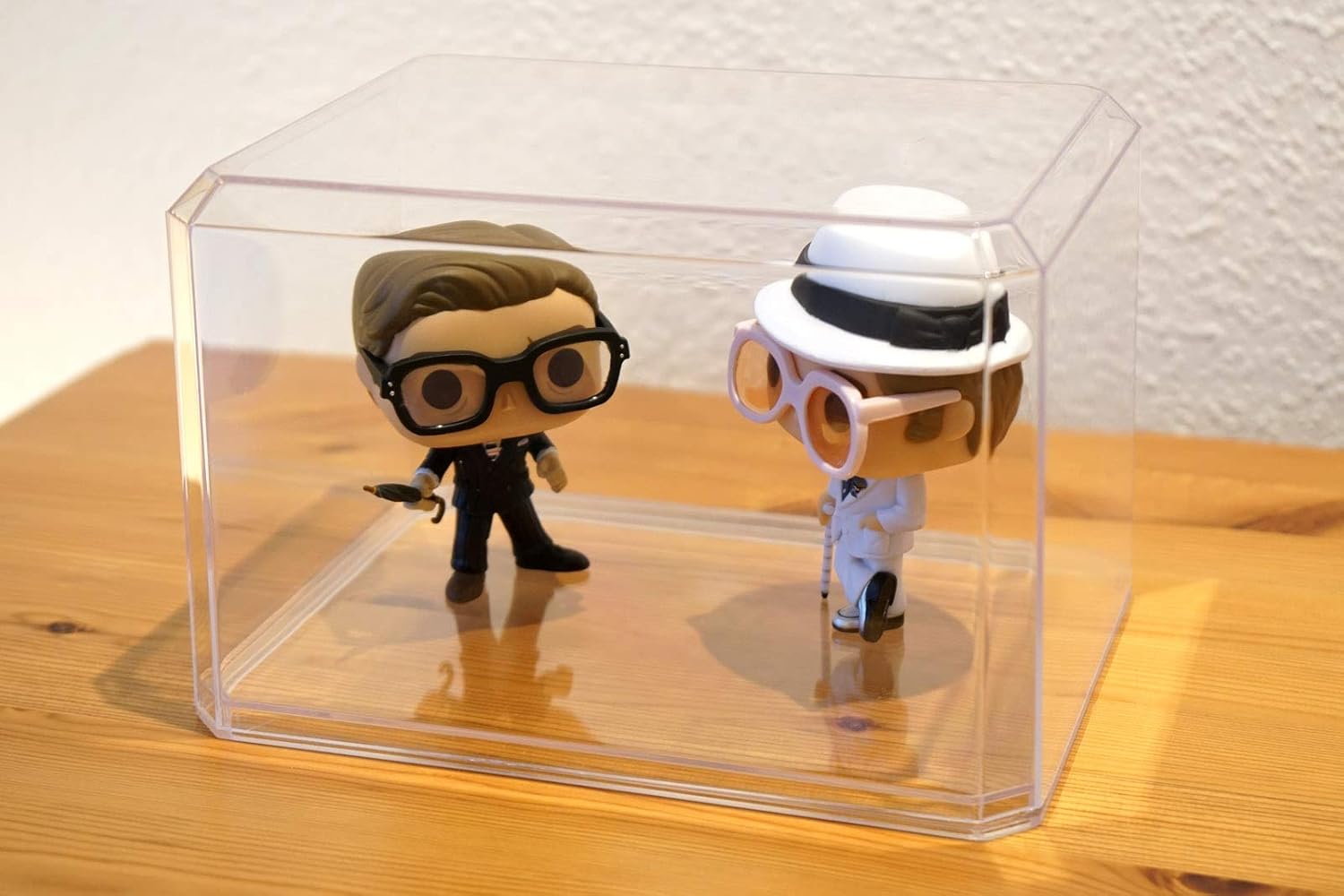 Acrylic Display Case for Pop! Vinyl Collectible Figures transparent