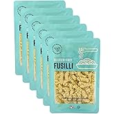 Gluten-Free Pasta, Fusilli, Fresh Brown Rice Noodles, Cooks in Just 3 Minutes, Kosher, Taste Republic, Frozen, 9oz (6 pack)