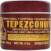Del Indio Papago Tepezcohuite Night Cream - Tepezcohuite Cream from Mexico - Reduces Wrinkles, Renews Skin, Grease Free - JUM