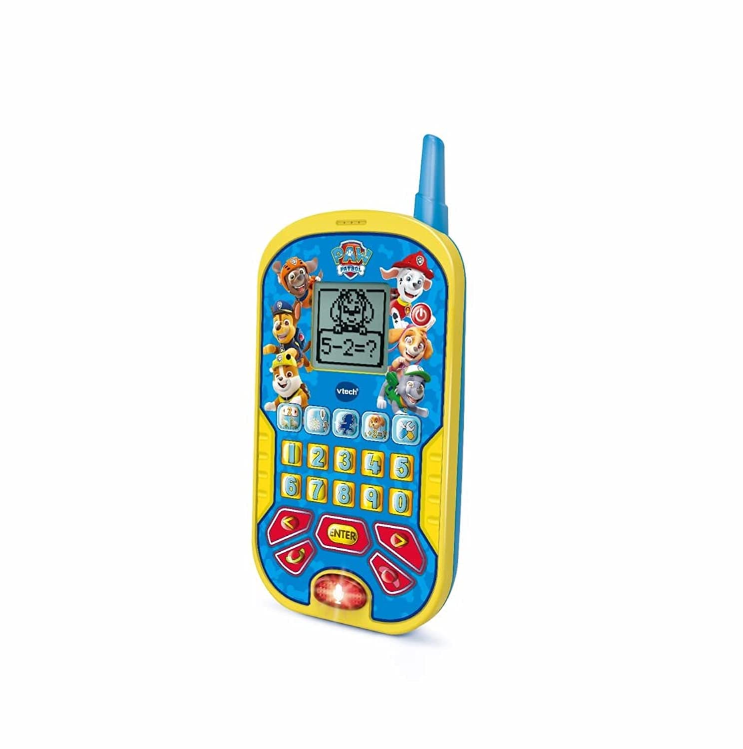 VTech PAW Patrol: Learning Phone, Official PAW Patrol Toy, Interactive Role Play Phone, Toy Phone with Games and Numbers, Educational Gift for Ages 3, 4, 5 Years, English Version