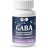Oopeatol GABA 750mg with L-Theanine & Magnesium | Natural Supplement for Relieve The Pressure, Relaxation & Calm Focus | 60 Veggie Capsules