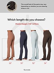 Sunzel High Waist Mini Flared Leggings for