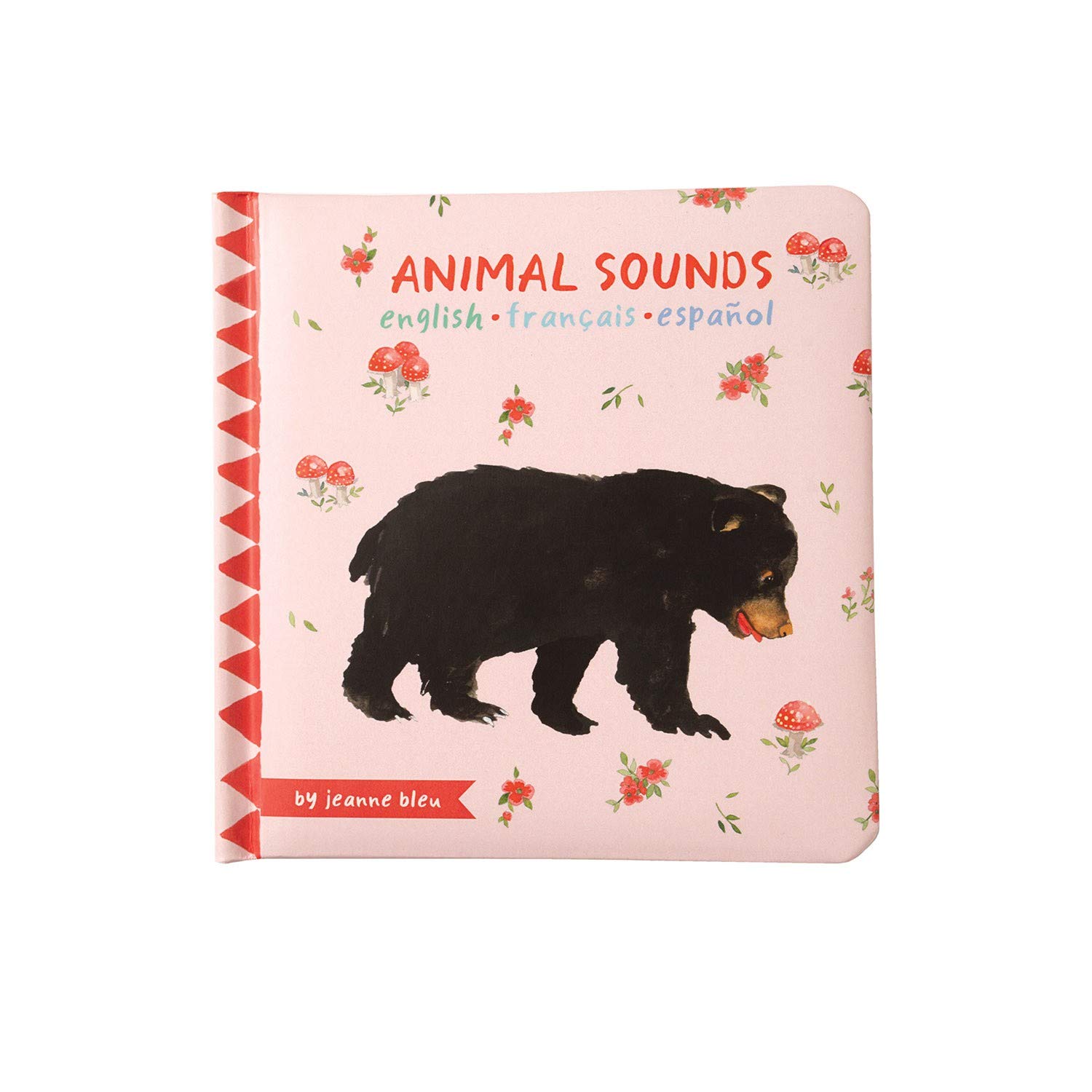 Manhattan Toy Animal Sounds Baby Board Book, Ages 6 Months and up