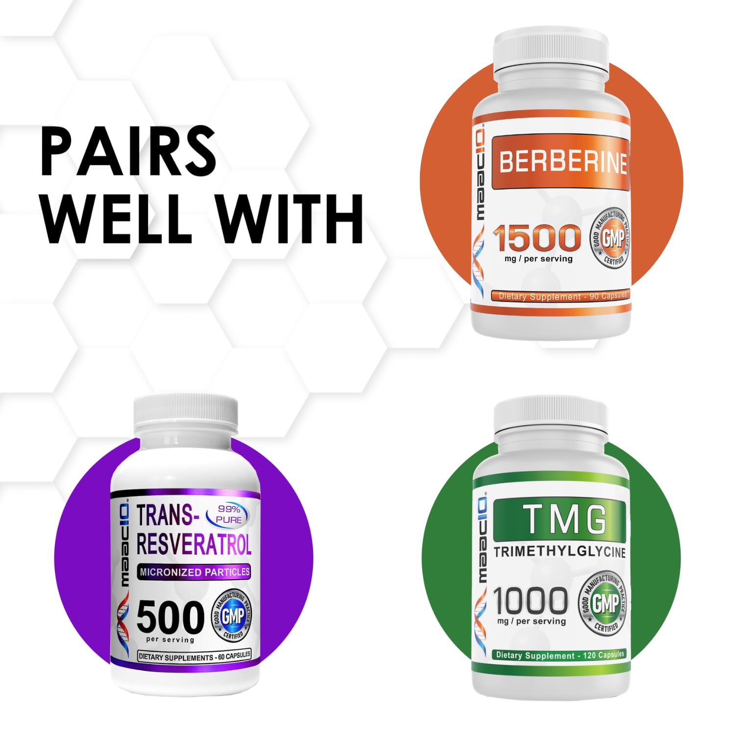 MAAC10 Liposomal NAD Supplement 500mg Serving (2x250mg Capsules) Actual Nicotinamide Adenine Dinucleotide