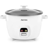 AROMA&reg; 20-Cup (Cooked) One-Touch Rice Cooker and Food Steamer with Auto-Warm | 10 cups uncooked, 20 cups cooked (ARC-390NGP)