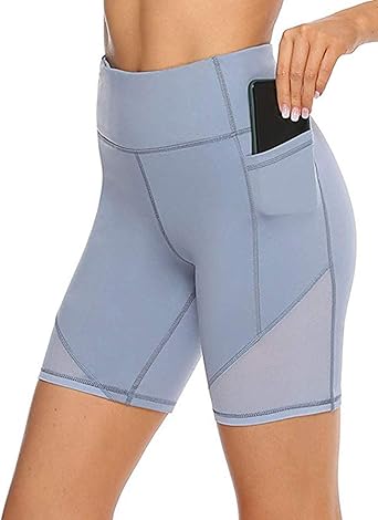 high waisted black shorts amazon