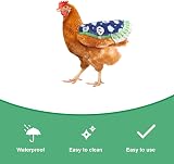 NQEUEPN 9pcs Chicken Saddle Hen Apron Waterproof Printed Poultry Back Feather view 4