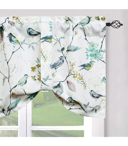 Rideau Thermique Rétro Fleurs Plantes Mode Rideaux En Tissu Polyester