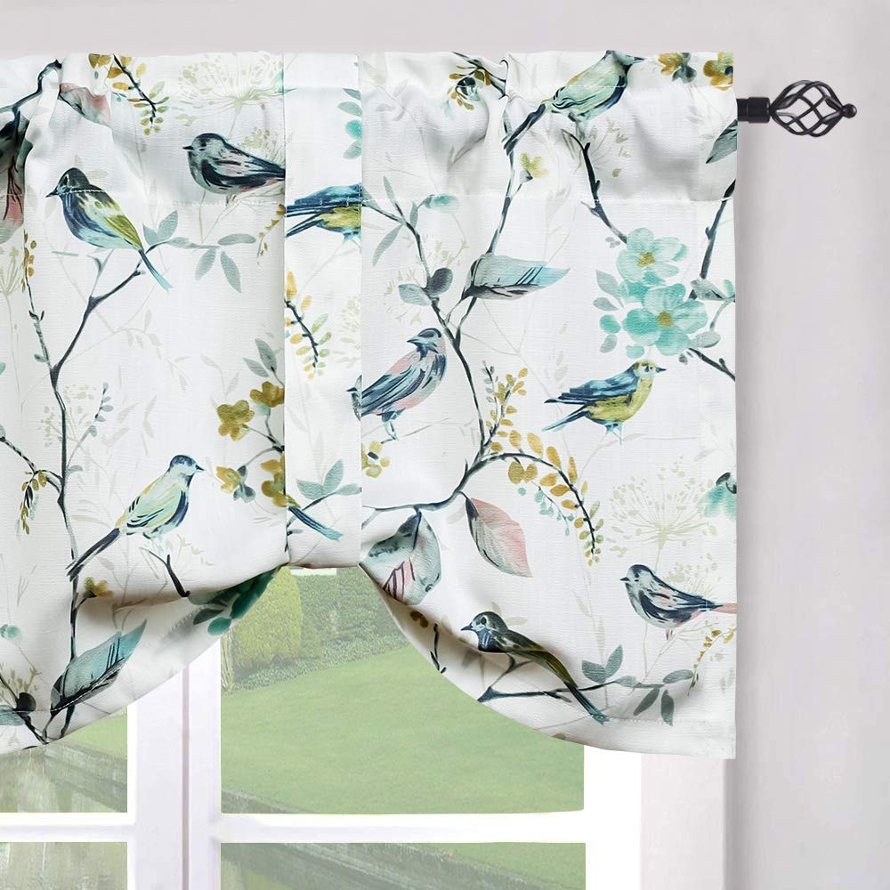 Leeva Valances Tie Up Small Curtains and Valance