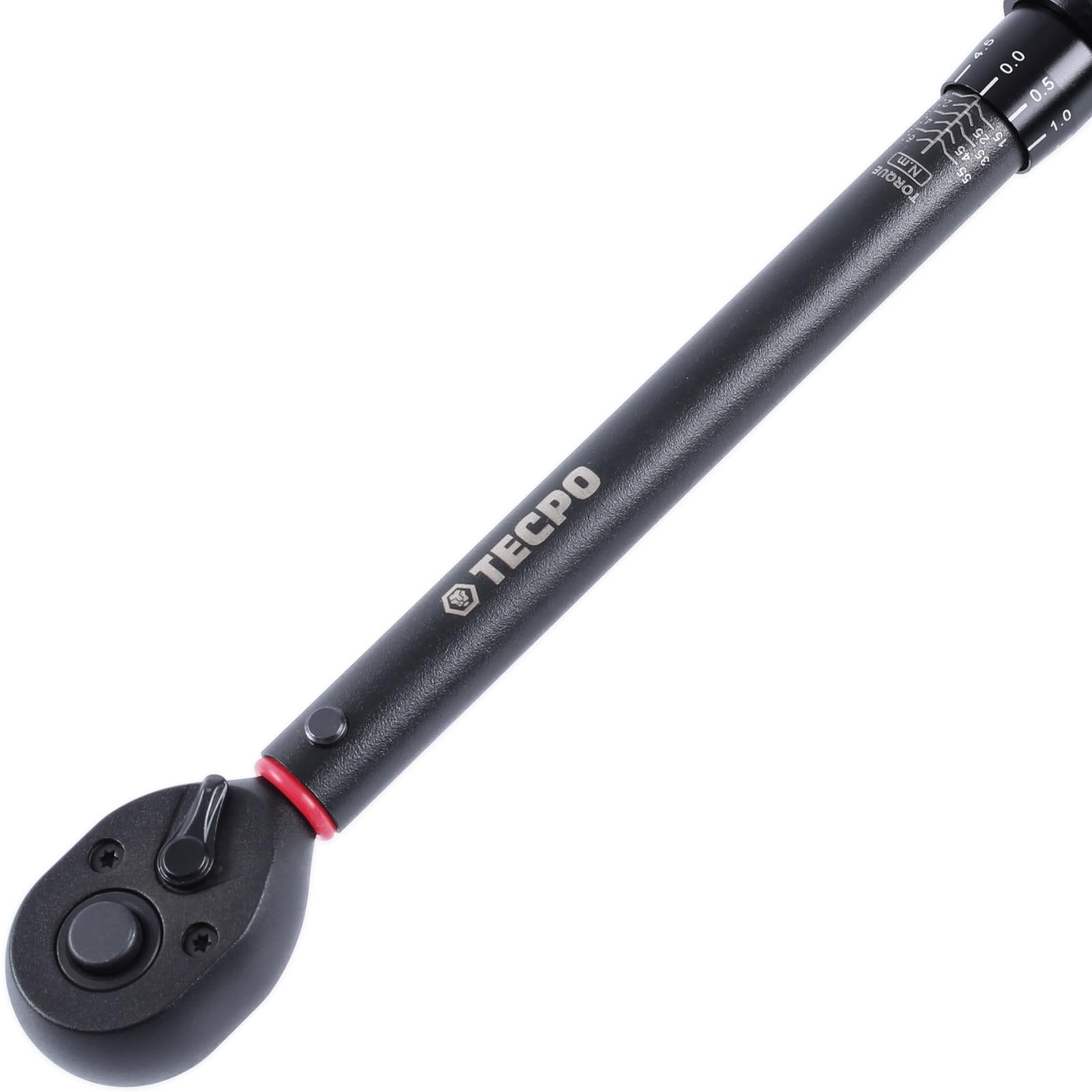 TECPO Drehmomentschlüssel 3/8" 10-60Nm Werkzeug + Ratsche 4