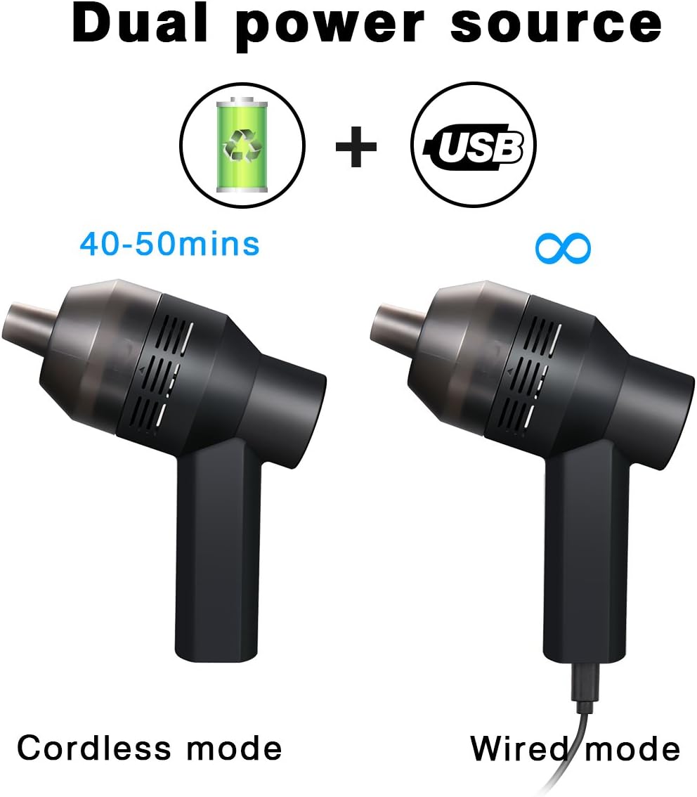 Keyboard Cleaner with Cleaning Gel, MECO Rechargeable Mini Vacuum Cordless Vacuum Desk Vacuum Cleaner, Best Cleaner for Cleaning Dust,Hairs,Crumbs,Scraps for Laptop,Piano,Computer,Car and Pet House: Electronics