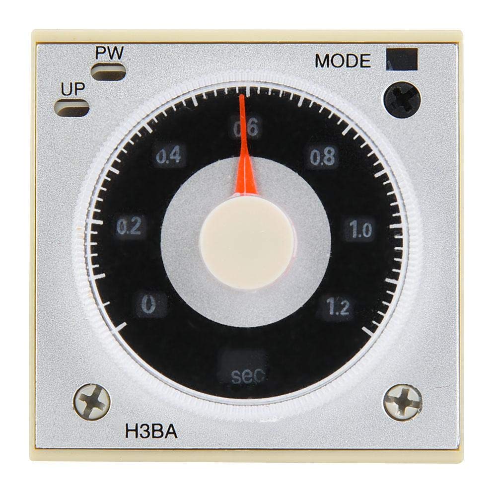 H3BA-N8H 8-Pin Timer Relay Multi-Function Time Relay 220VAC/24VDC 1.2s to 300h Optional with User Manual