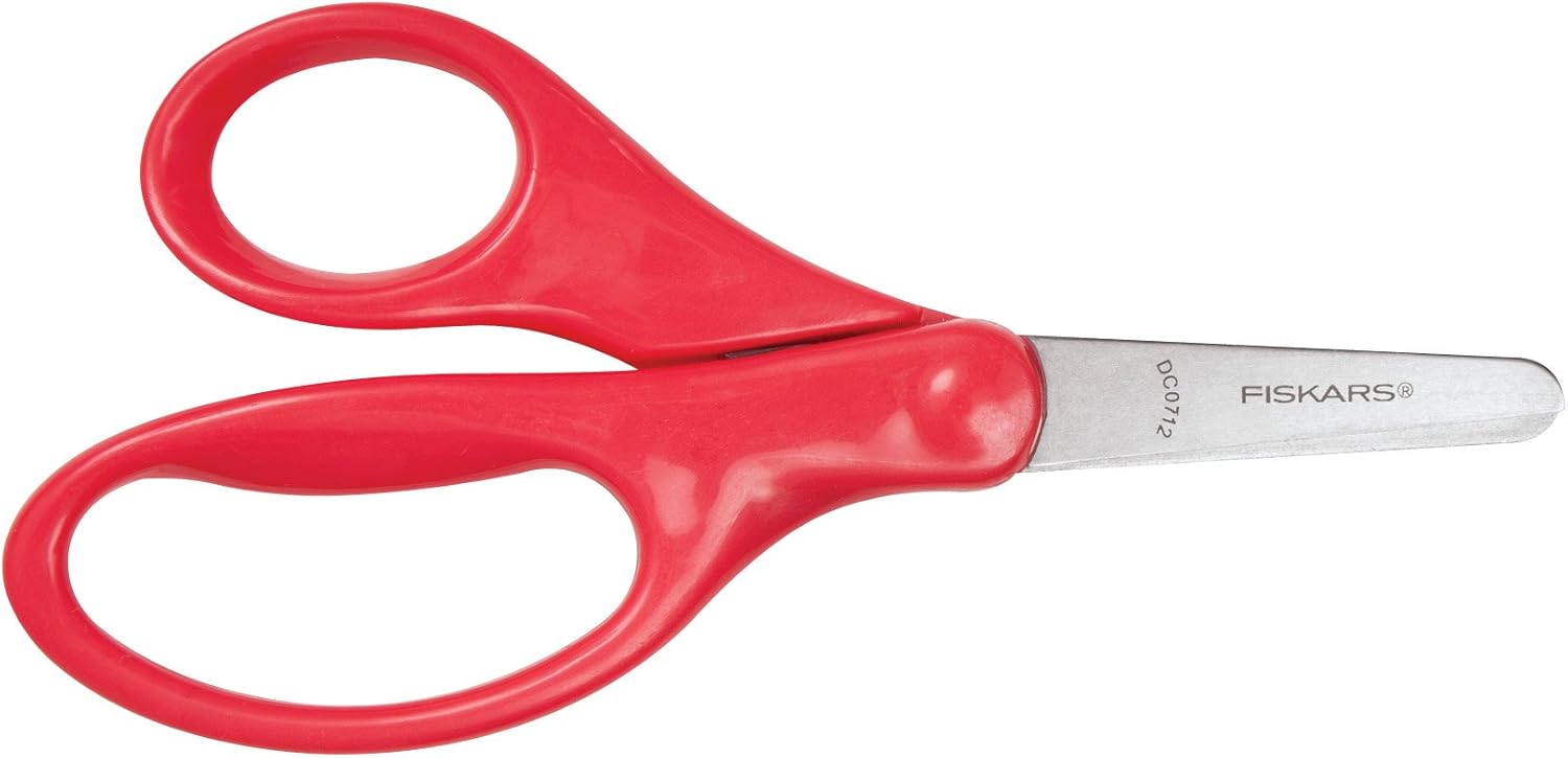 Fiskars 5 Inch Blunttip Kid Scissors, Red Amazon.ca Office Products