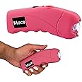 Mace Brand Ergo Stun Gun for Self Defense with Bright LED Flashlight, Rechargeable, High Voltage, Up to 1.69 Microcoulombs of Electric Power, Self Defense for Women & Men