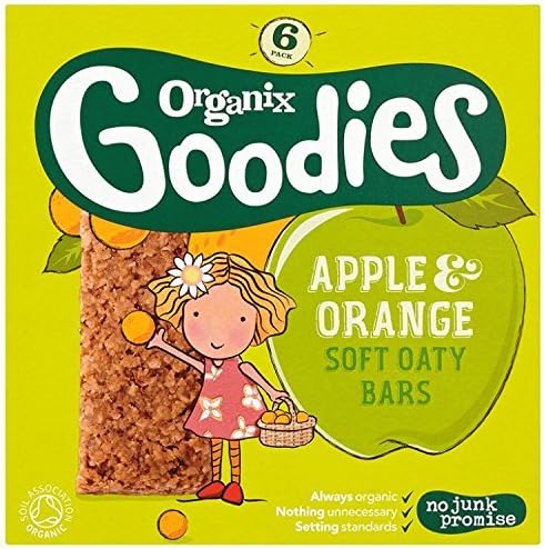 Organic Apple & Orange Cereal Bar - 6x30g