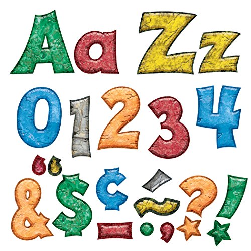 Trend Enterprises Rock 'N Stones Friendly Combo Ready Letters (226 Piece), 4"