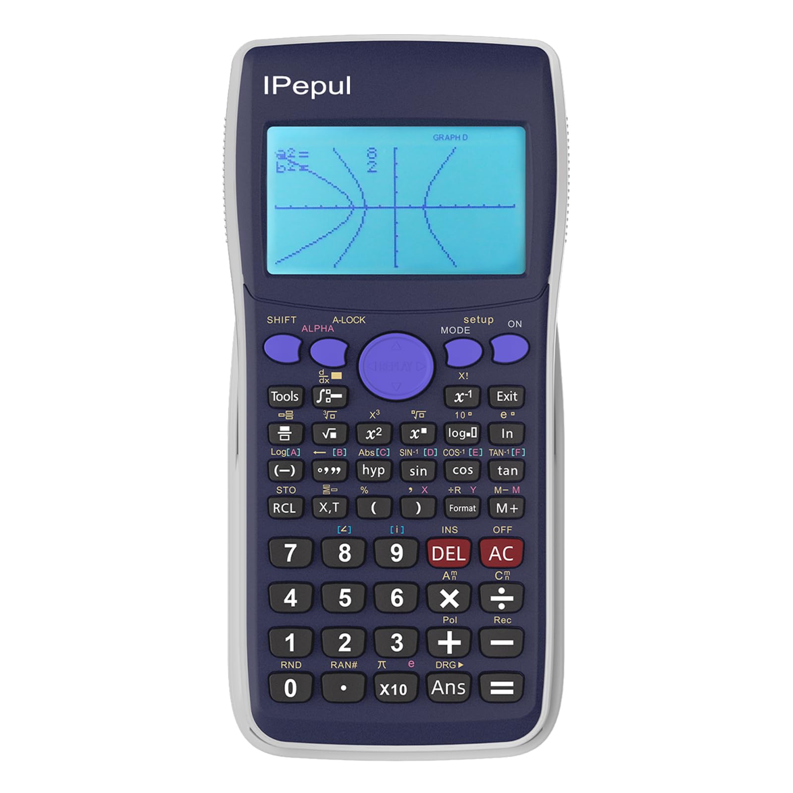 Photo 1 of Scientific Calculators with Graphing Calculator, Ipepul Desktop Math Calculator for College Students,10 Modes/ 4 Graphing Functions, School Supplies for Middle High School Teachers Office