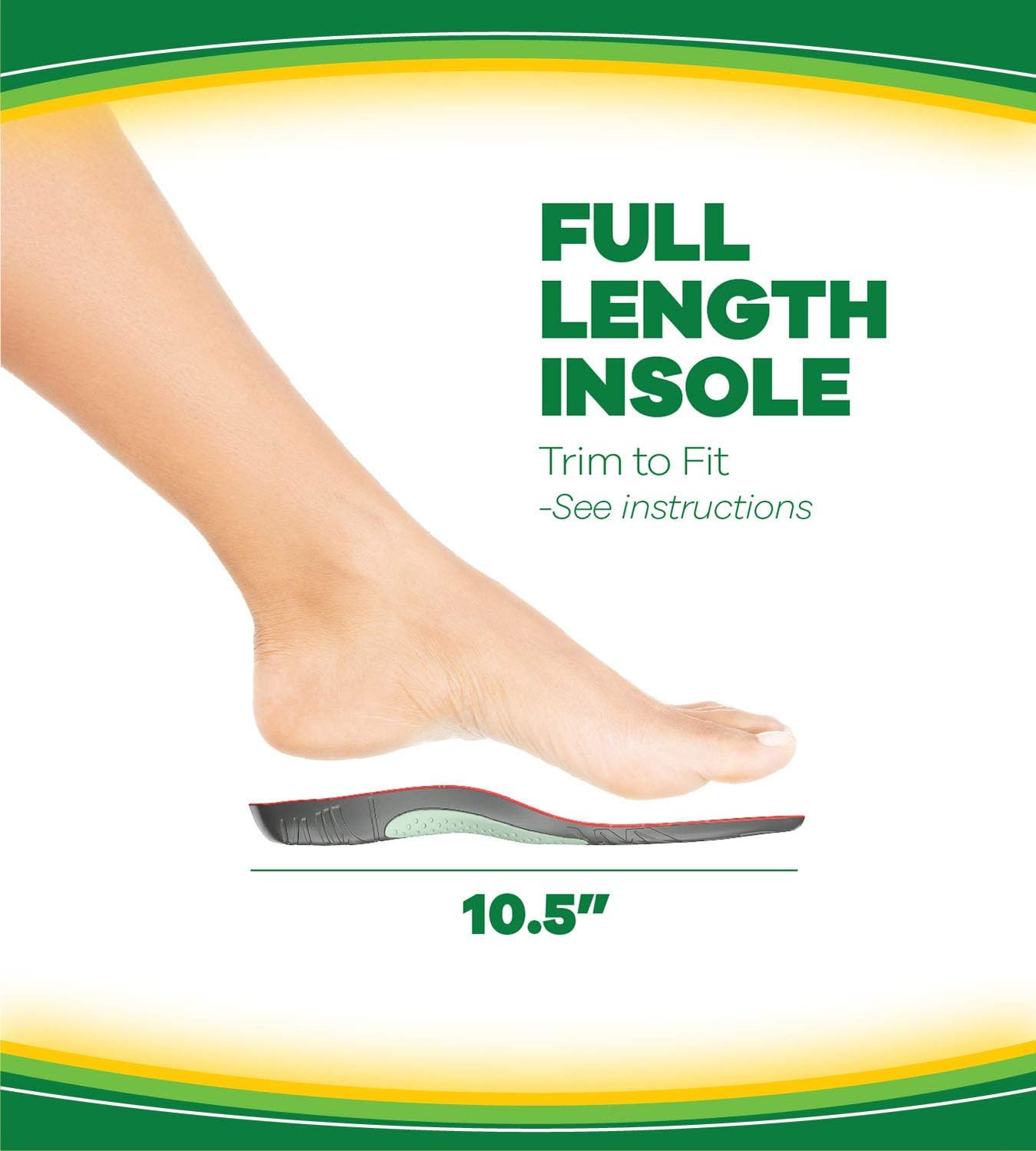 Dr. Scholl’s RUNNING Insoles // Reduce Shock and Prevent Common Running Injuries: Runner's Knee, Plantar Fasciitis and Shin Splints (for Women's 5.5-9, also available for Men's 7.5-10 & Men's 10.5-14): Health & Personal Care