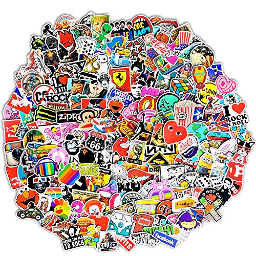 200-Pcs Featured Stickers(50~500 Pcs/Pack),Suitable for children and adults of all agesFast Shipped by Amazon. Decals Vinyls for Laptop,Kids,Cars,Motorcycle,Bicycle,Skateboard Luggage,Bumper