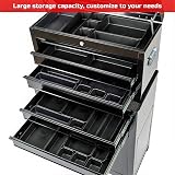 Ksrnsne 32 Pack Black Plastic Tool Box Organizers Tray Drawer Dividers Desktop view 6