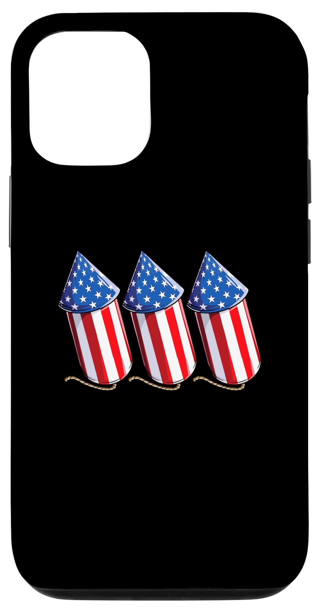 iPhone 13 Funny Patriotic Fireworks Rockets 4th of July American Pride Case