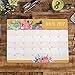 Orange Circle Studio 2019 Decorative Desk Blotter Calendar, August 2018 - December 2019, Succulent Paradise