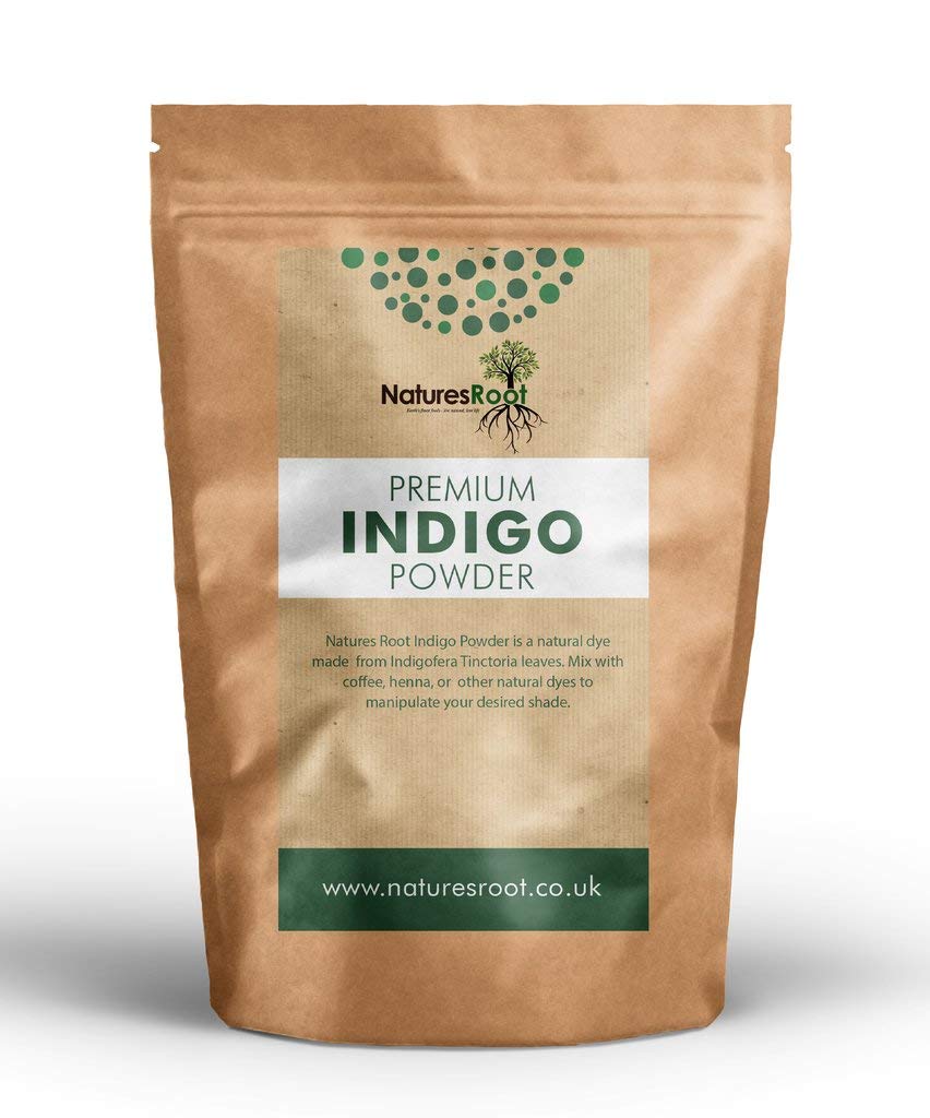 Natures Root Premium Indigo Powder 125g (Indigofera Tinctoria) – Natural Hair Dye Colour