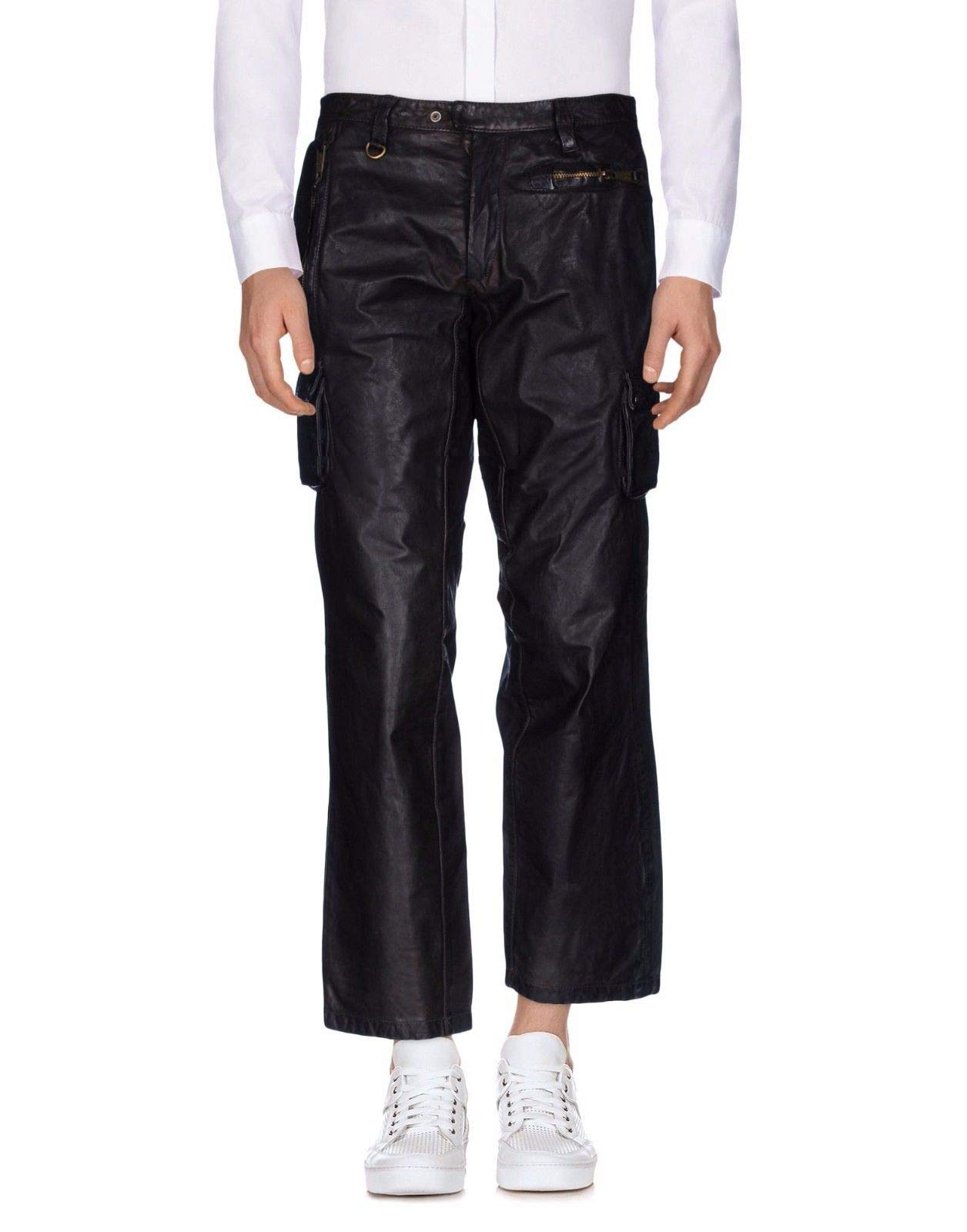 Travel Hide Men's Leather Pant Genuine Lambskin Trouser Jeans Style Pant TP003