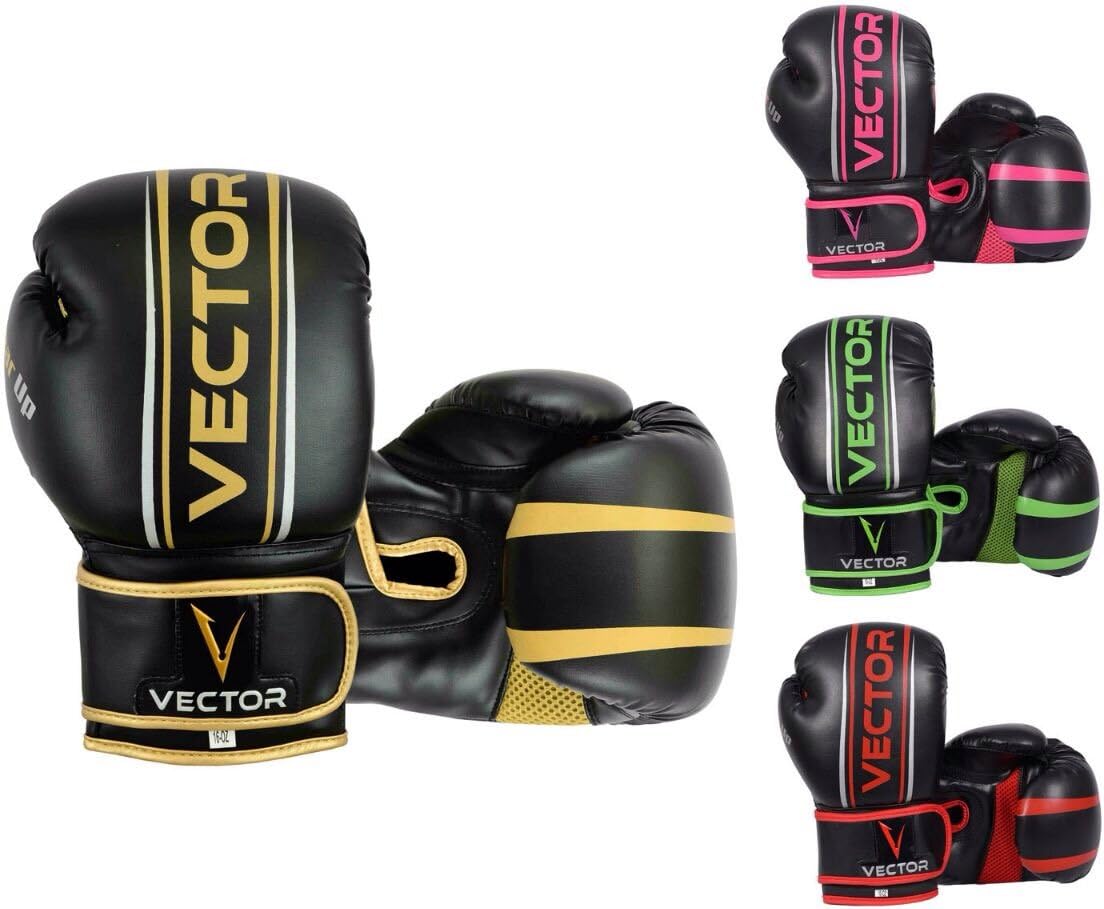 Boxing Gloves for Adults Men & Women Training Punching Sparring Bag Fight Hide Leather Gloves Punch Bag Mitts Muay Thai Kickboxing MMA Martial Arts Workout 8-16 OZ