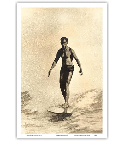 Amazon.com: Hawaiian Duke Kahanamoku & Brothers Surfboards Waikiki