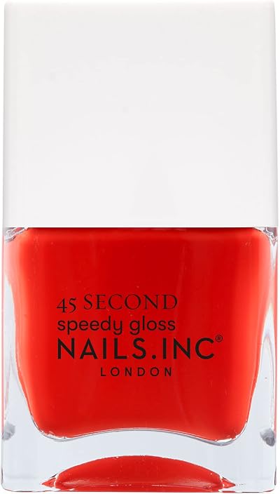 Nails.INC 45 Second Speedy Gloss Paddington Peace Out Red 14 ml