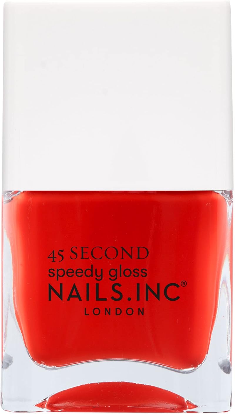 Nails.INC 45 Second Speedy Gloss Paddington Peace Out Red 14 ml