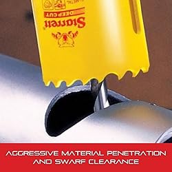 Starrett Bi-Metal Deep Cut Hole Saw with Arbor and