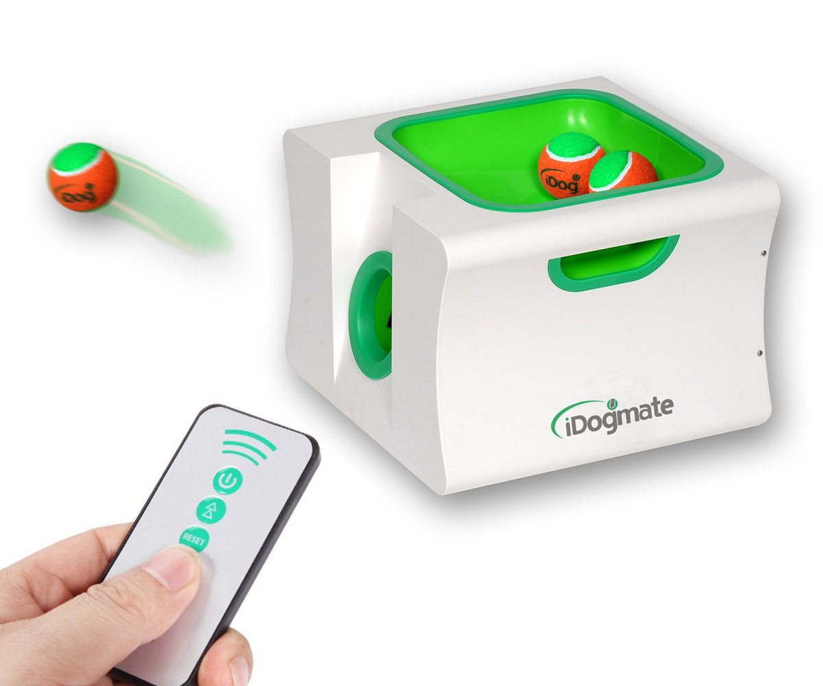 Dog Ball Launcher, iDogmate MIDI Rechargeable Automatic Ball Thrower