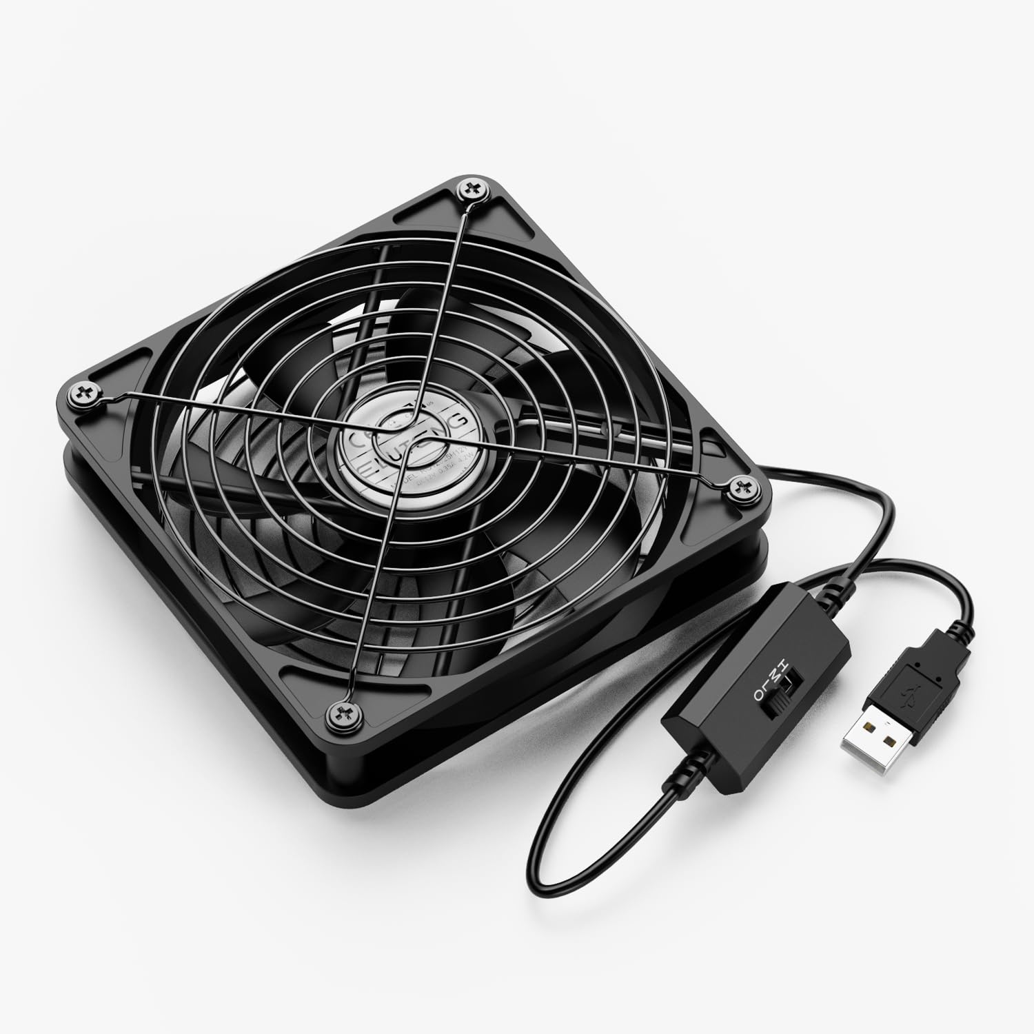 Photo 1 of ELUTENG 120mm Fan With 3 Speed 5V USB Powered Case Fan 1500PRM Gaming PC Portable Cooling Suitable for Tablet TV Receiver Router DVR Play Station Xbox Computer and More