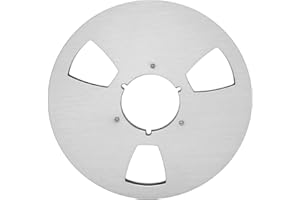 1/4 10.5 Inch Empty Take Up Reel to Reel for Pioneer, 3 Hole Empty Tape Reel, Aluminum Alloy Universal Opening Machine Part S