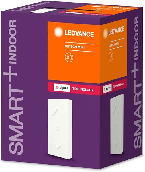LEDVANCE Smart Mini Switch Wei ZigBee Lichtschalter Dimmer und Fernbedienung fr LED Lampen Erweiterung fr Ihr Smart Home